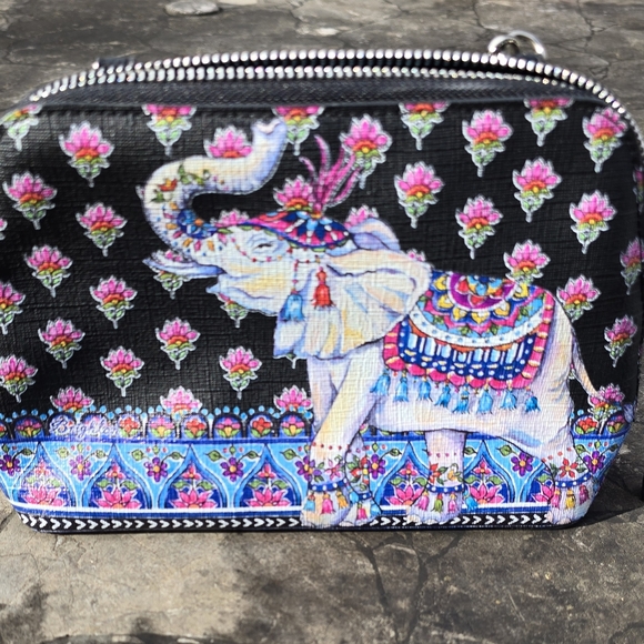 Handbags - Brighton Mini Colorful Elephant Print Women's Crossbody Bag